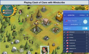 Clash-of-Clans-with-Windscribe-in-Canada