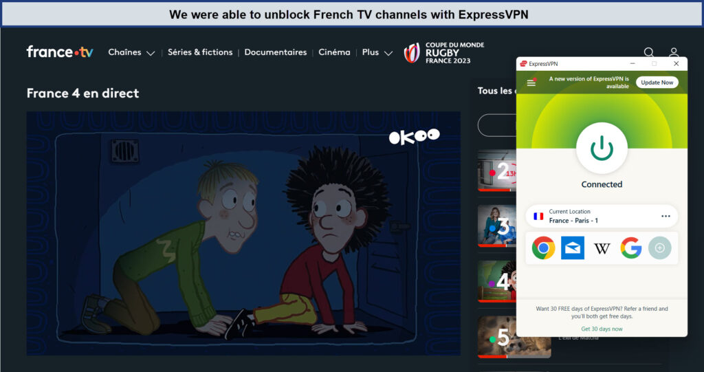 France-Tv-ExpressVPN-unblock-in-Germany