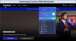 Freeform-with-Windscribe-in-Hong kong