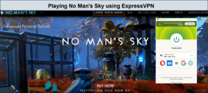 Playing-No Man's-Sky-using-ExpressVPN