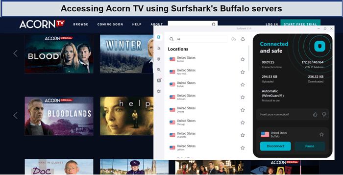 acorn-tv-outside-USA-unblocked-by-surfshark