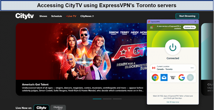 citytv-outside-Canada-unblocked-by-expressvpn