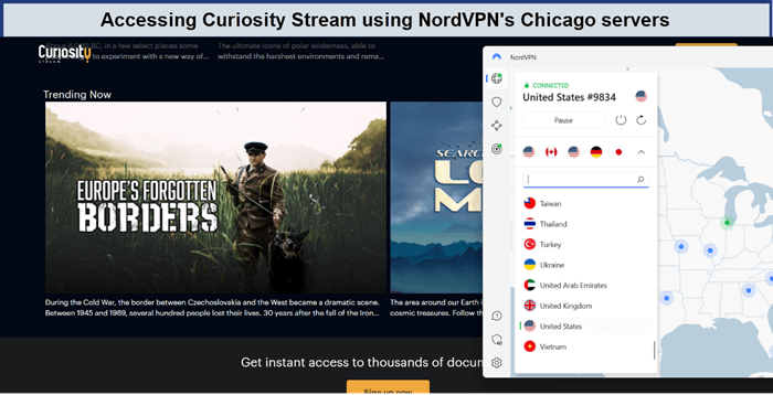 curiosity-stream-in-South Korea-unblocked-by-nordvpn