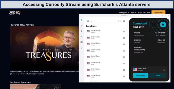 curiosity-stream-in-UK-unblocked-by-surfshark