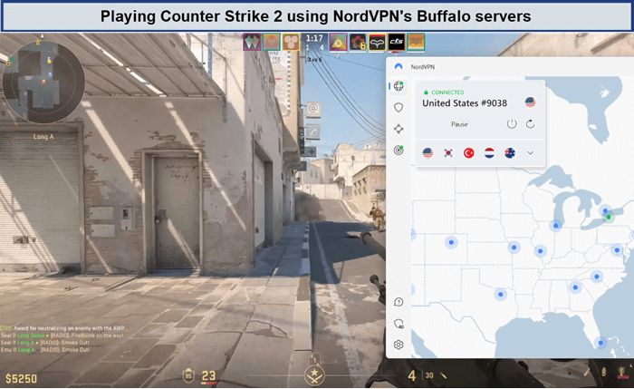 playing-counter-strike-2-in-USA-with-nordvpn