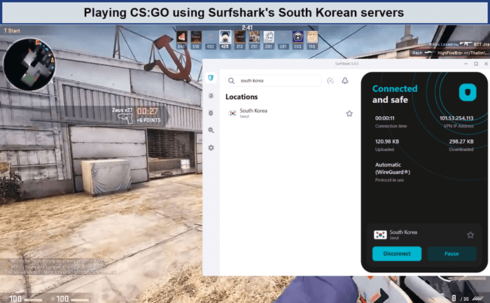 playing-csgo-outside-South Korea-by-surfshark