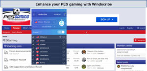 playing-pes-with-Windscribe-in-France