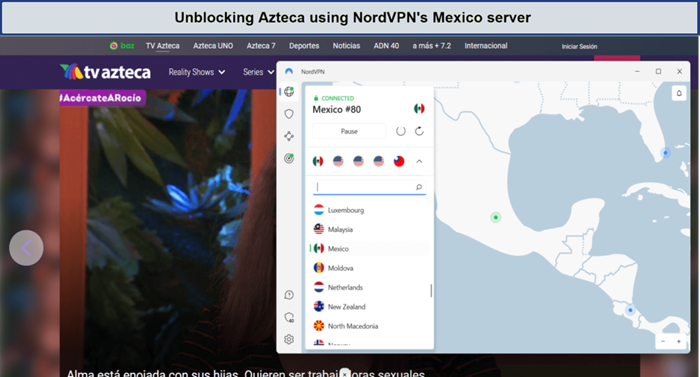 unblocking-mexican-channels-using-nordvpn-For UAE Users