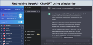 unblocking-openAI-Chatgpt-with-windscribe-in-USA