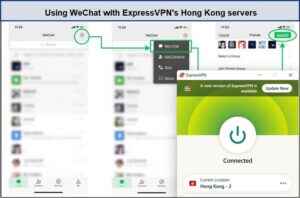 using-wechat-with-expressvpn-outside-Hong kong