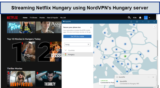 Netflix-Hungary-with-NordVPN-in-Singapore