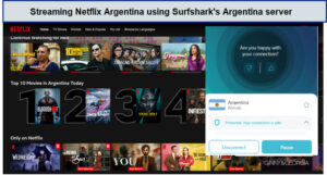 Streaming-Netflix-Argentina-using-Surfshark-For UK Users