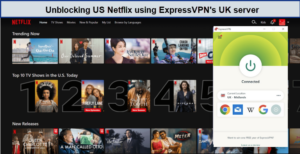 Unblocking-US-Netflix-using-ExpressVPN-UK-server-For Canadian Users 