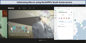 Unblocking-Wavve-using-NordVPN-outside-South Korea