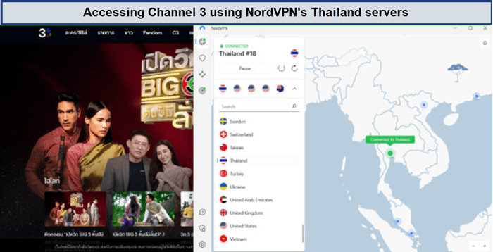channel3-unblocked-nordvpn-thailand-servers-For American Users
