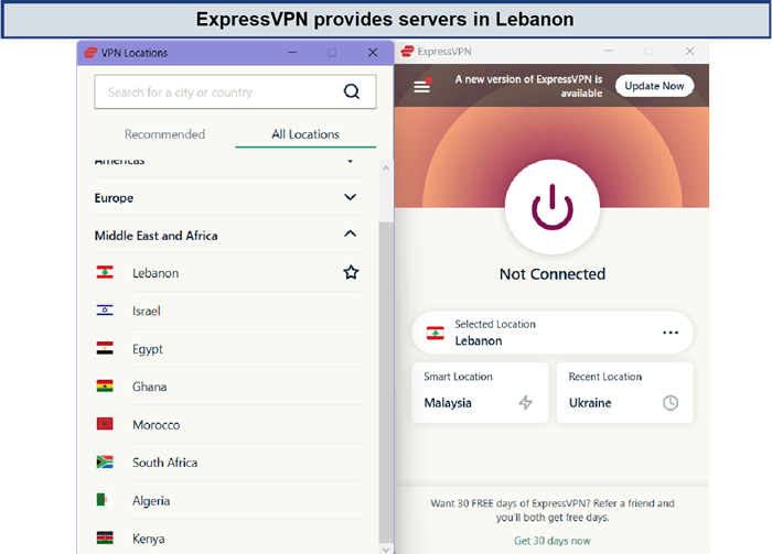 expressvpn-lebanon-servers-For Canadian Users 