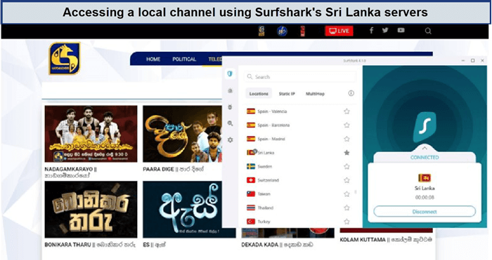 local-channel-Unblocked-by-surfshark-sri-lanka-servers-For American Users