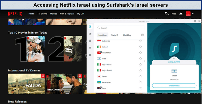 netflix-unblocked-israel-servers-surfshark- 