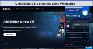 unblocking-DStv-with-Windscribe-in-France