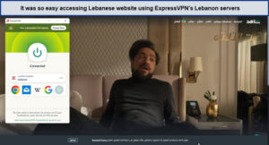 unblocking-Lebanese-website-using-ExpressVPN-in-UAE
