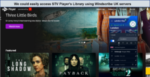 unblocking-STV player-with-Windscribe-in-USA