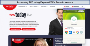 unblocking-TVO-using-expressvpn-outside-Canada