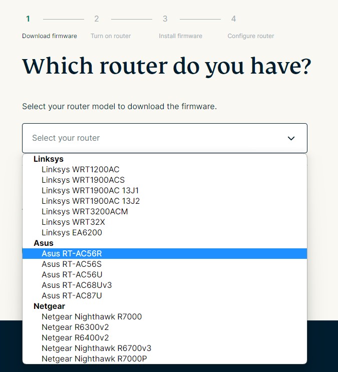 1-choose-router-model
