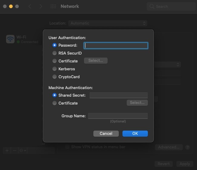 4-Authentication-settings