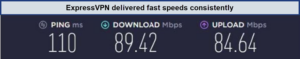 expressvpn-speed-test-while-streaming-bet-plus-in-Spain