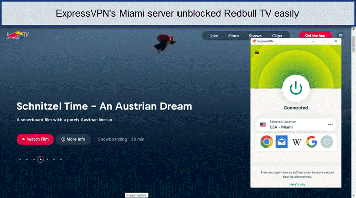 red-bull-tv-unblocked-Using-us-Servers-expressvpn-in-Italy