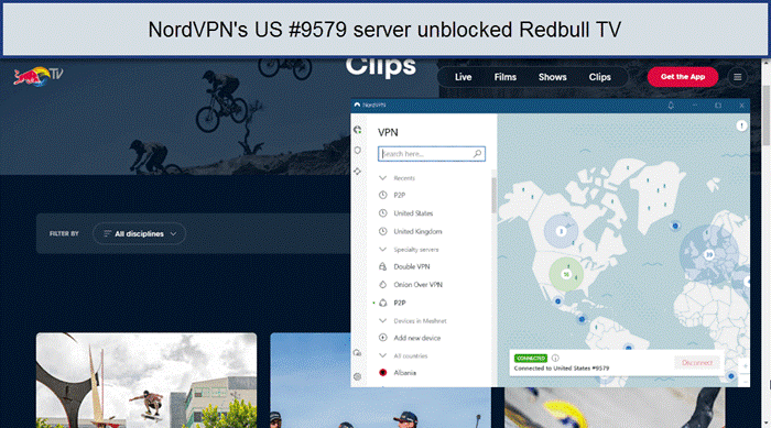 red-bull-tv-unblocked-Using-us-Servers-nordvpn-in-Italy