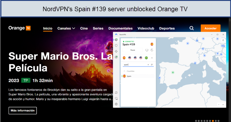 Orange-tv-unblocked-spain-servers-with-nordvpn-in-UK