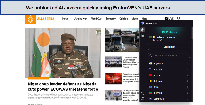 al-jazeera-unblocked-by-protonVPN-in-India