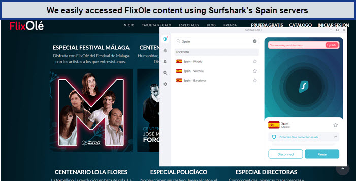 unblocking-Flixole-with-Surfshark-outside-Spain