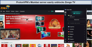 zenga-tv-unblocked-using-indian-servers-protonvpn--in-Canada