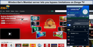zenga-tv-unblocked-using-indian-servers-windscribe-in-UAE