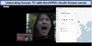 Korean-tv-with-nordvpn-outside-South Korea