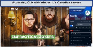Accessing-OLN-with-Windscribe-Canadian-servers-outside-Canada