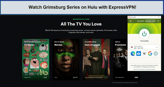 Watch-Grimsburg-Series-on-Hulu-with-ExpressVPN-in-Italy
