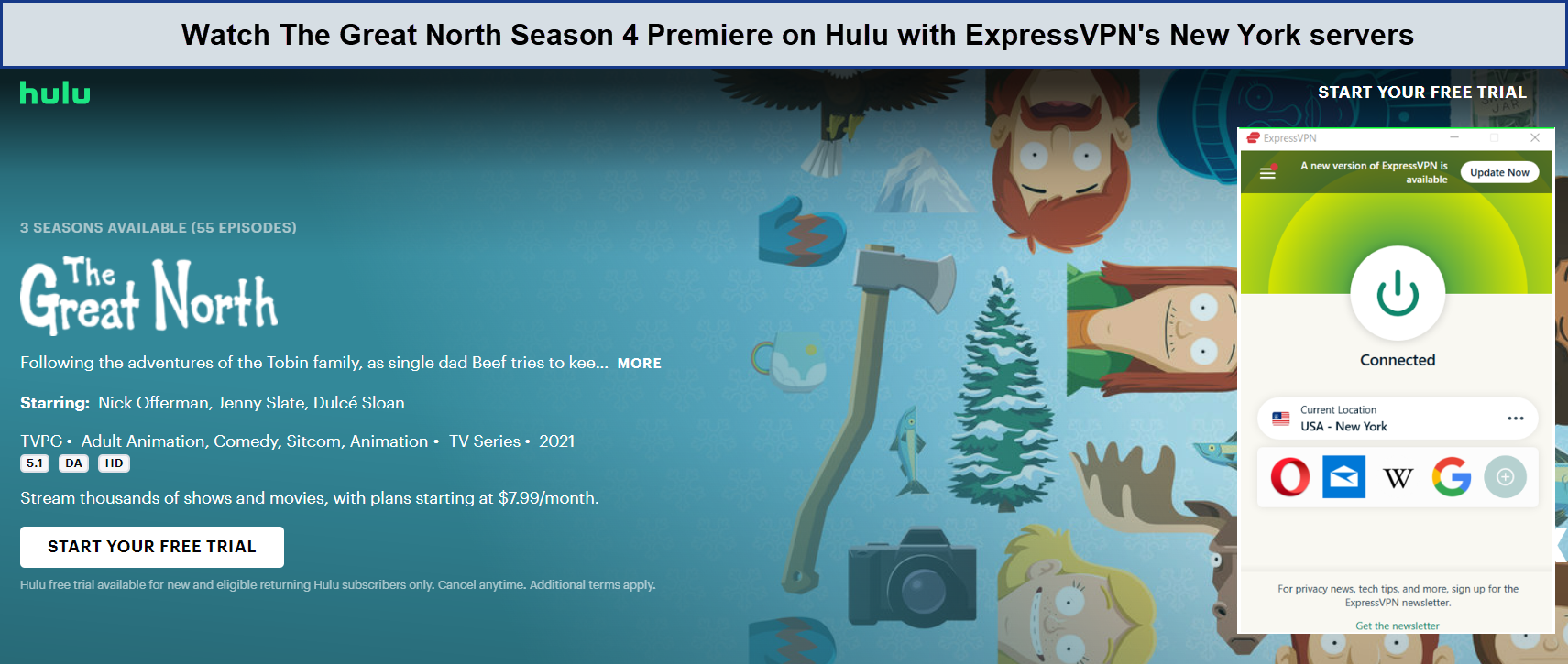 Watch-The-Great-North-Season-4-on-Hulu-with-ExpressVPN-in-New Zealand