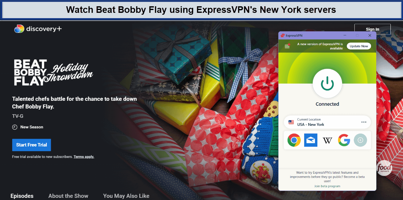 beat-bobby-flay-on-discovery-unblocked-using-us-servers-expressvpn-in-Hong kong