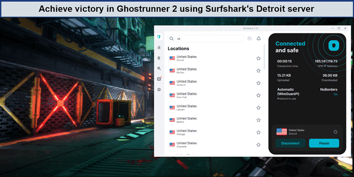 play-ghostrunner-using-us-servers-surfshark-in-USA