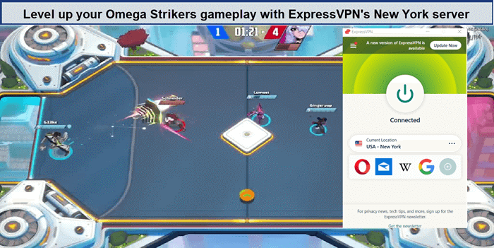 play-omega-strikers-using-us-servers-expressvpn-in-Hong kong
