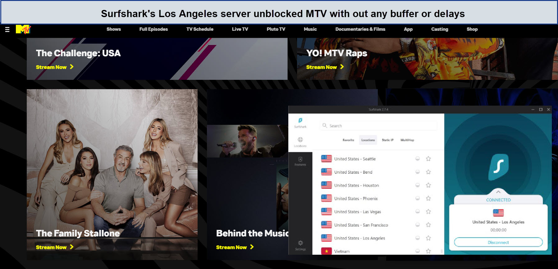 unblock-MTV-with Surfshark-outside-USA