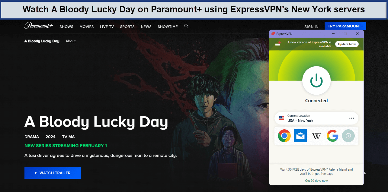 watch-a-bloody-lucky-day-on-paramount-plus-using-expressvpn-new-york-servers-in-Germany