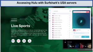Accessing-Hulu-with-Surfsharks-USA-servers-outside-USA