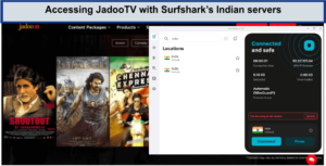 Accessing-JadooTV-with-Surfshark's-Indian-servers-in-Spain