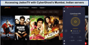 Accessing-JadooTV-with-CyberGhost's-Mumbai-Indian-servers-in-UK