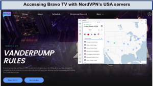 Accessing-Bravo-TV-with-NordVPNs-USA-servers-outside-USA
